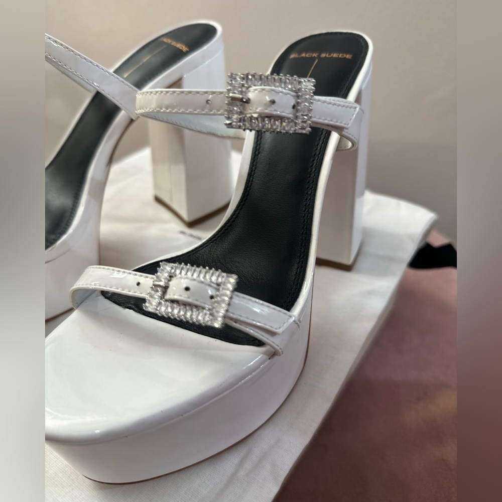 Elsie Platform Sandal by Black Suede Studio. Sold Out in stores - Picture 11 of 17